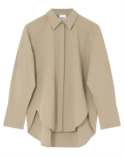 Day Birger et Mikkelsen - DAYZoe Cottaline Skjorte - Taupe